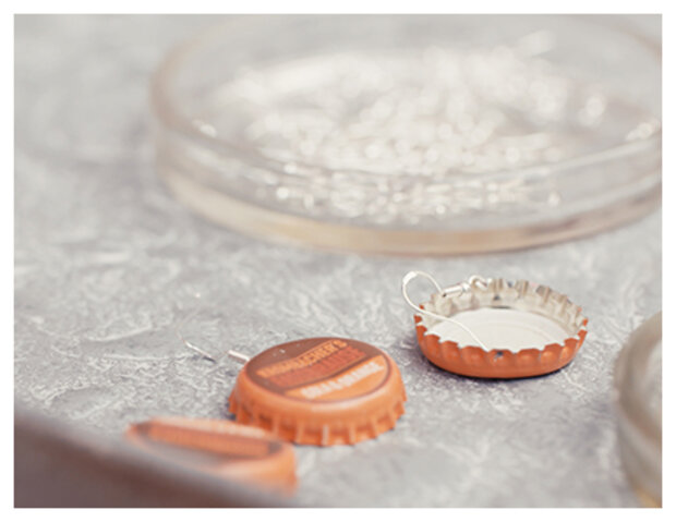 Kronkorken mit Ohrhaken 