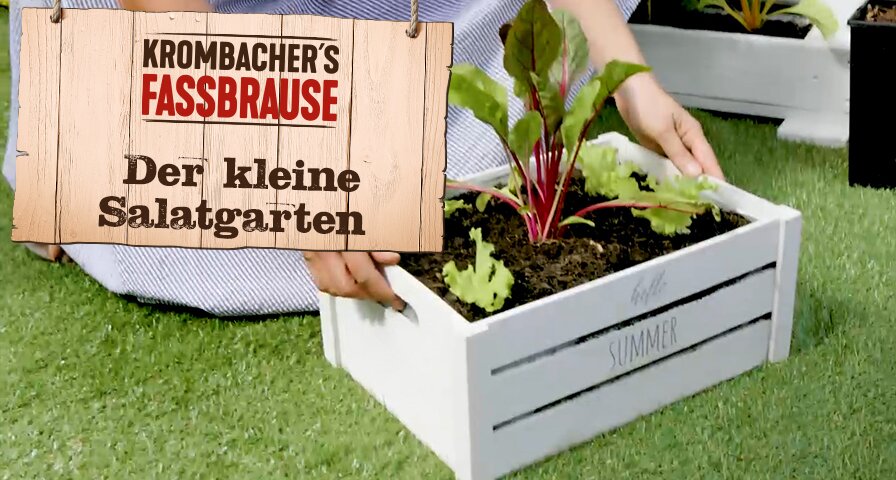 Krombacher's Fassbrause - Mach auf für deinen Salatgarten Krombacher's Fassbrause - Mach auf für deinen Salatgarten
