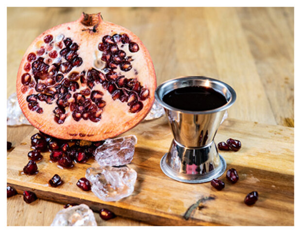 Brombeersaft mit Granatapfelfrucht